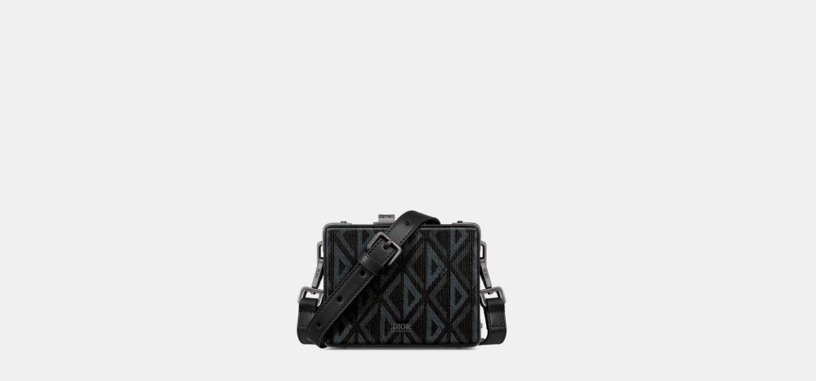 Dior o1w1db10325 2LXCA03 Size: OS / Lock Micro Case in Black Size ONE SIZE - 1 Thumbnail