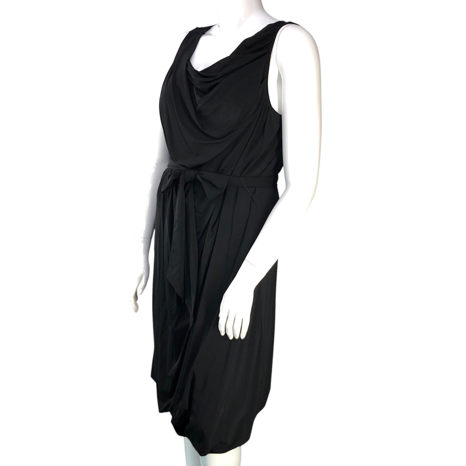 Lafayette 148 Lafayette 148 Size XL Dress Bubble Hem Scoop Neck Stretch Size XL / US 12-14 / IT 48-50 - 4 Thumbnail