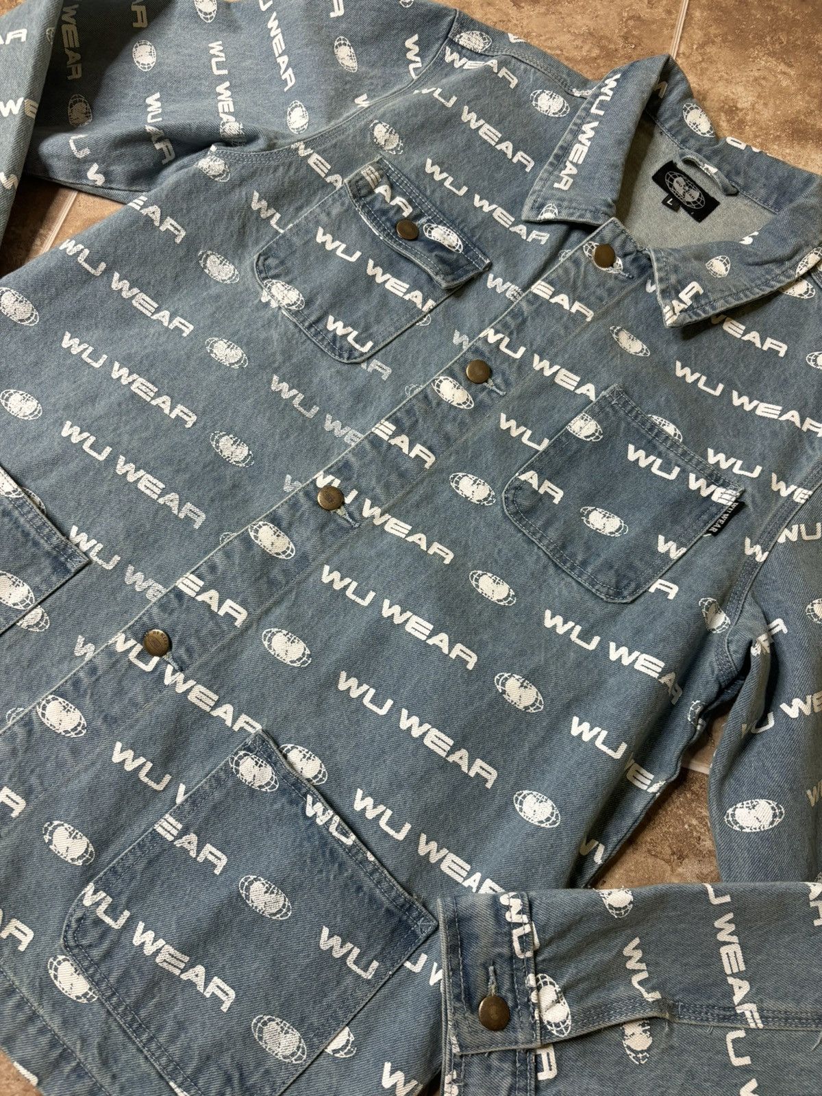 Wu-Tang Clan Wu Wear 1995 Jean Jacket Size Large Size US L / EU 52-54 / 3 - 2 Thumbnail