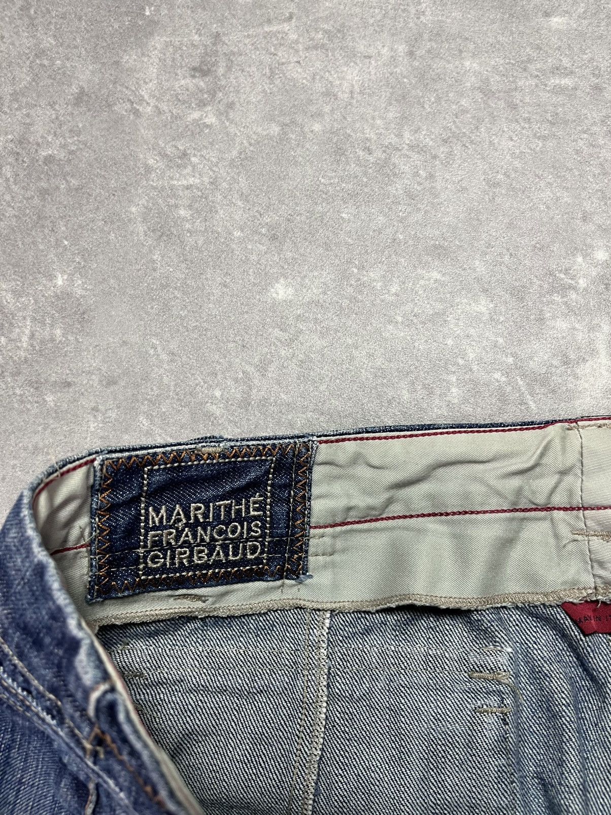 Marithe + Francois Girbaud 00s Marithe + Francois Girbaud Star Denim Shorts 29 Capri Size 29" - 9 Thumbnail