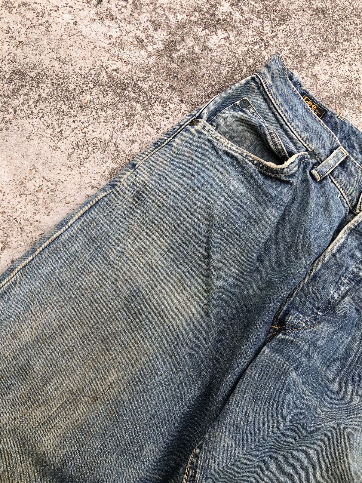 Lee WIDE LEG RUSTY BLUE VINTAGE SELVEDGE DENIM Size US 30 / EU 46 - 8 Thumbnail