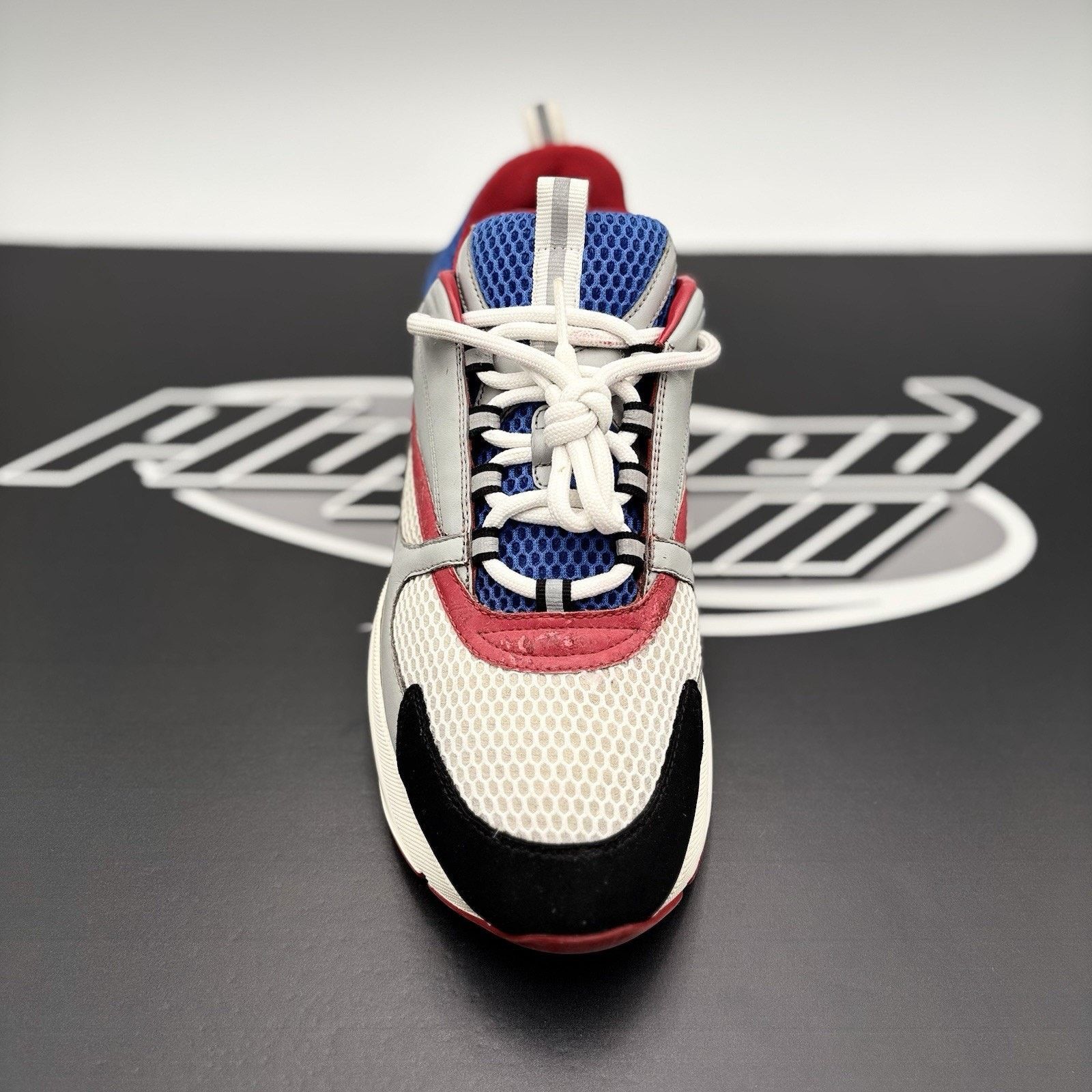 Dior Dior B22 Sneaker ‘ Gray, Red, Blue ‘ | GREAT CONDITION! Size US 11 / EU 44 - 5 Thumbnail