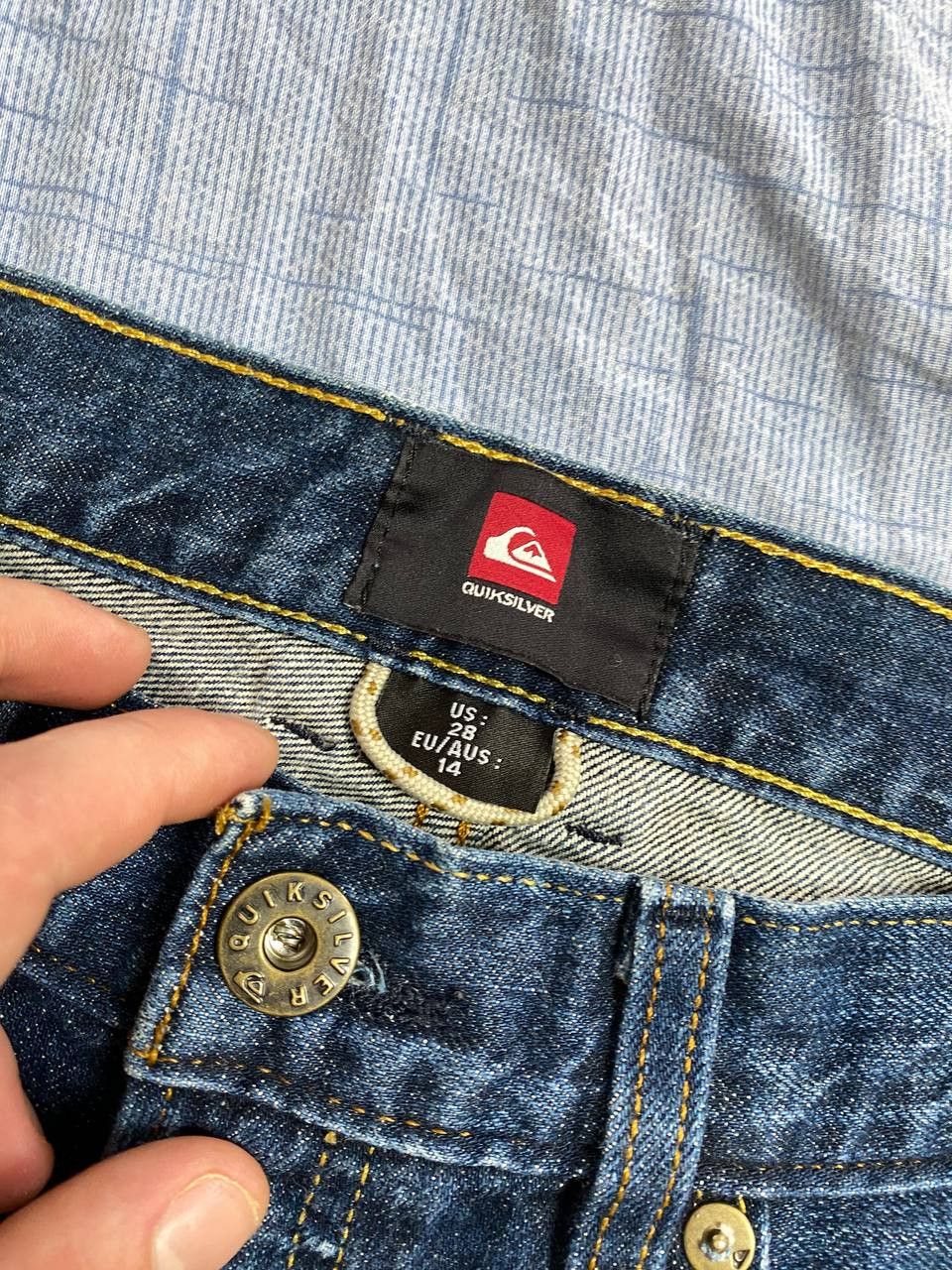 Quiksilver Vintage 90s Quicksilver Denim Jeans Mens Size US 28 / EU 44 - 11 Thumbnail