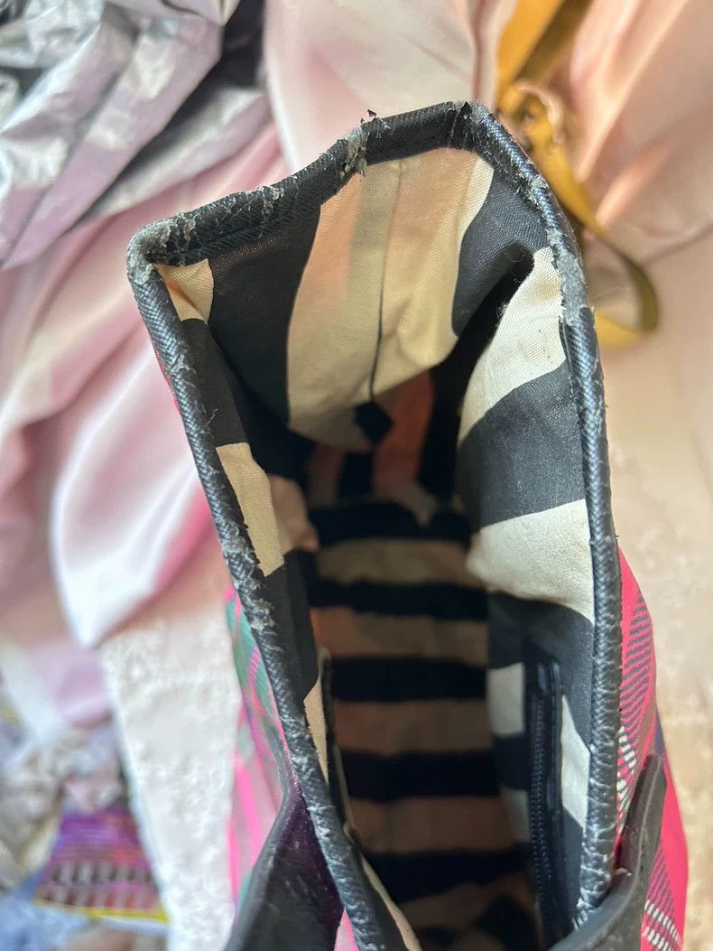 Vivienne Westwood Vivienne Westwood size os Nylon checkered used totes Size ONE SIZE - 6 Thumbnail