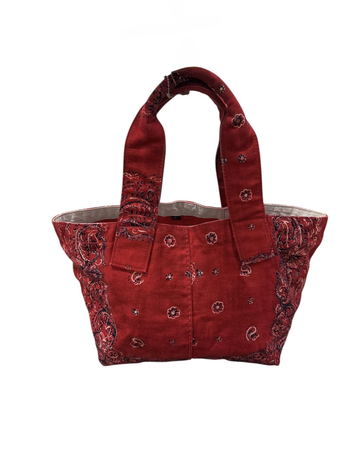 45Rpm Red Bandana Tote Bag, Men's