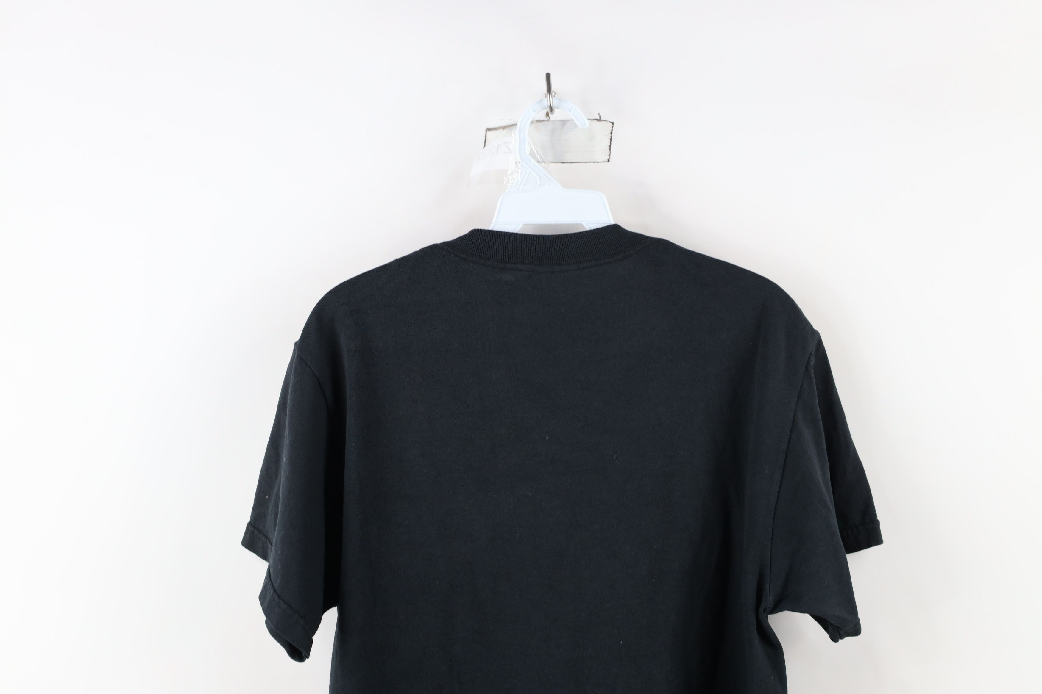 Vintage Vintage 90s Streetwear Blank Heavyweight T-Shirt Black Size US M / EU 48-50 / 2 - 10 Thumbnail
