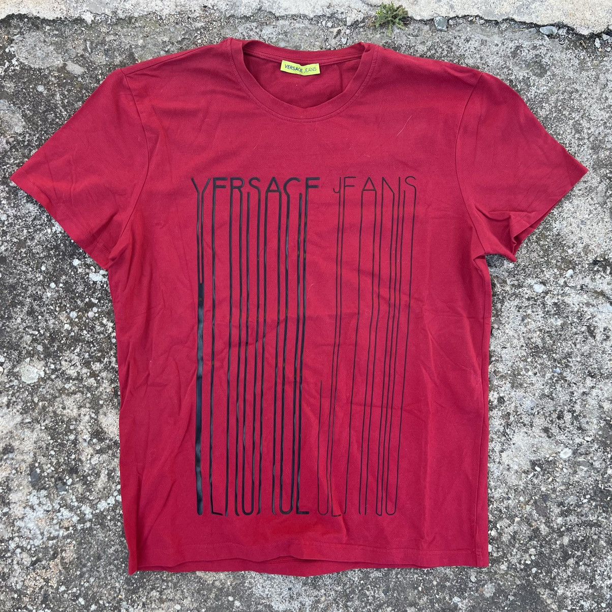 Versace × Versace Jeans Couture Versace Jeans T Shirt Big Print Size US L / EU 52-54 / 3 - 1 Thumbnail