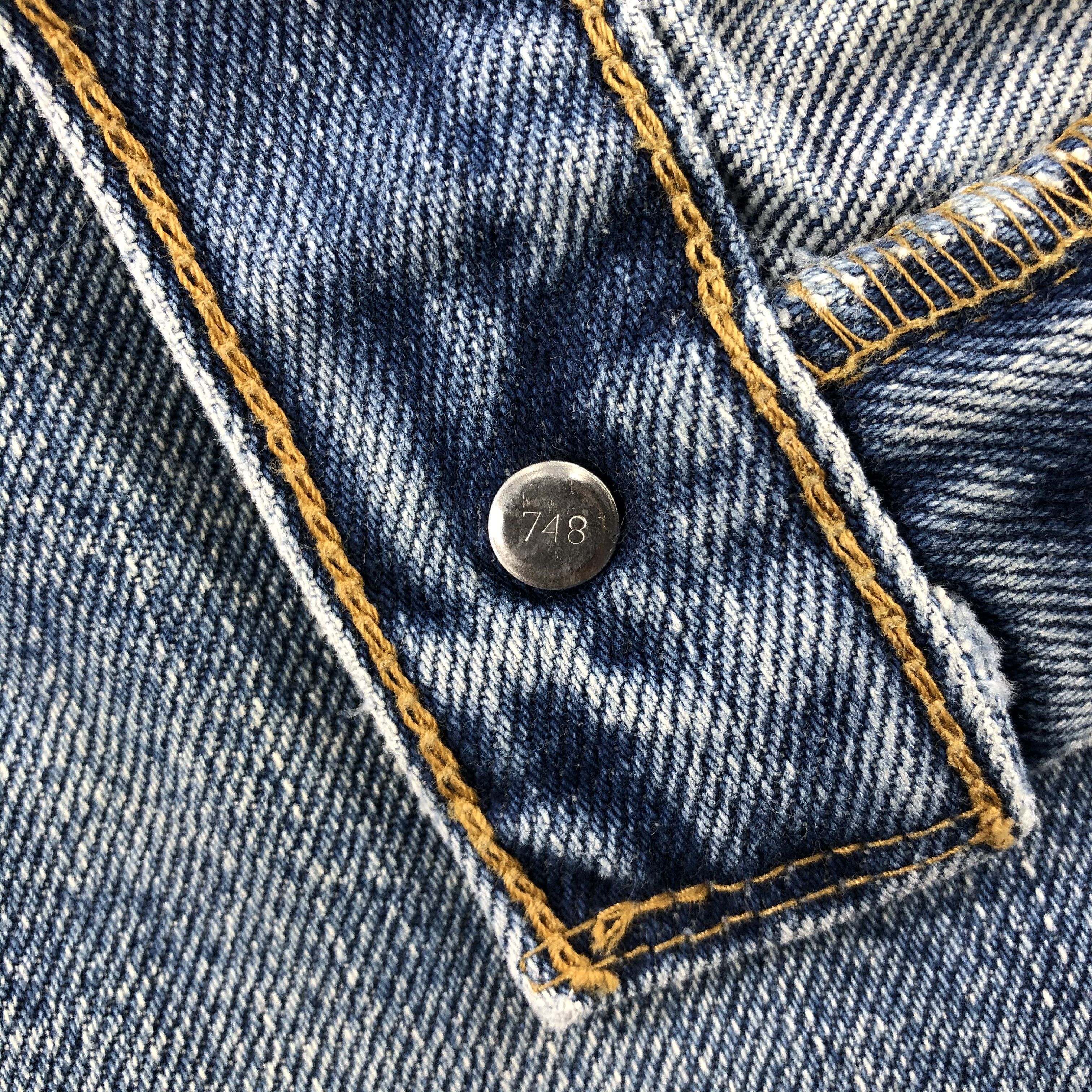 Levi's Vintage 90s Blue Wash Levis 505 Jeans-J2136 Size US 36 / EU 52 - 9 Thumbnail