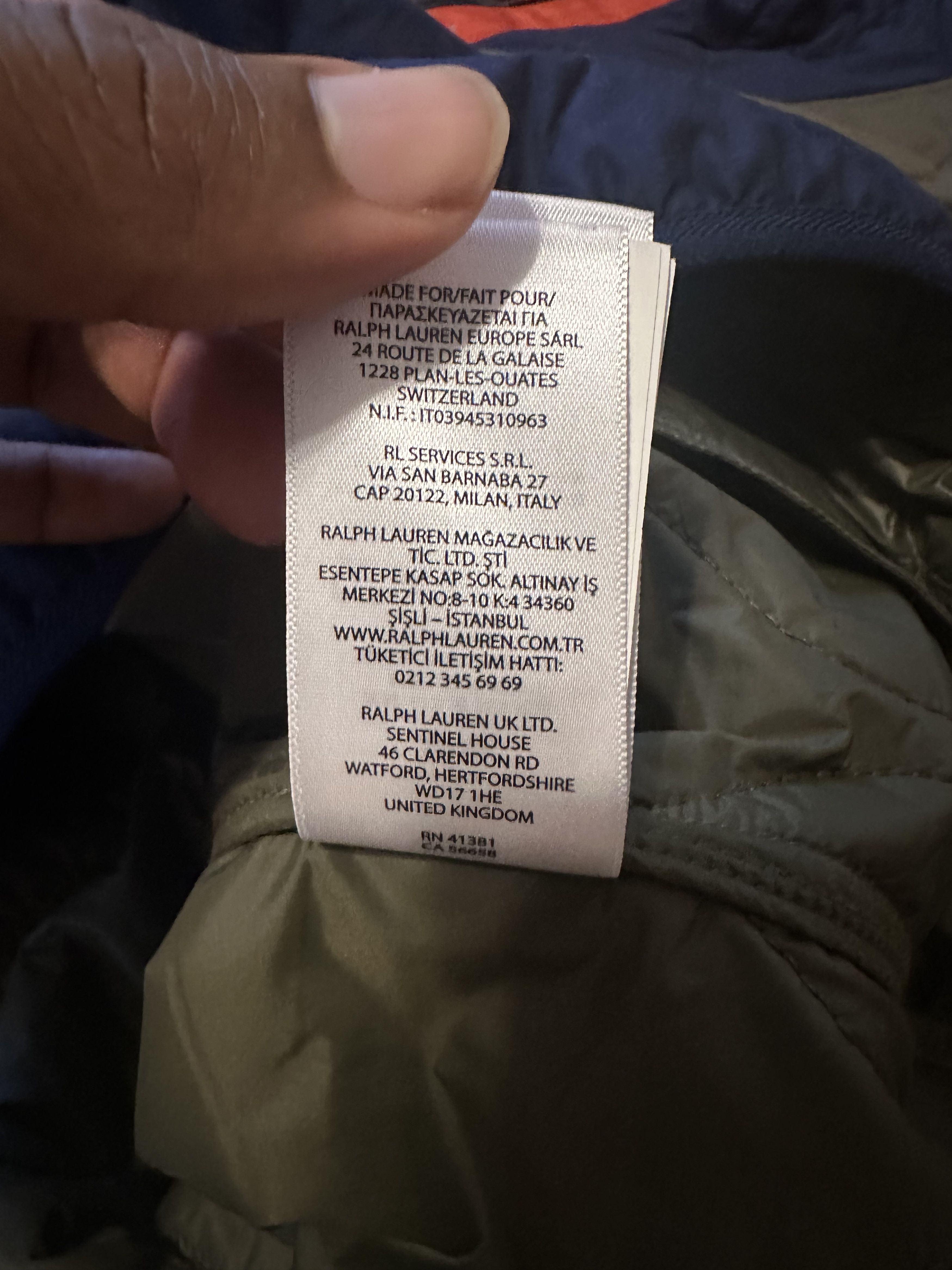 Polo Ralph Lauren Water Repellent Quilted Pullover Jacket Size US L / EU 52-54 / 3 - 6 Thumbnail