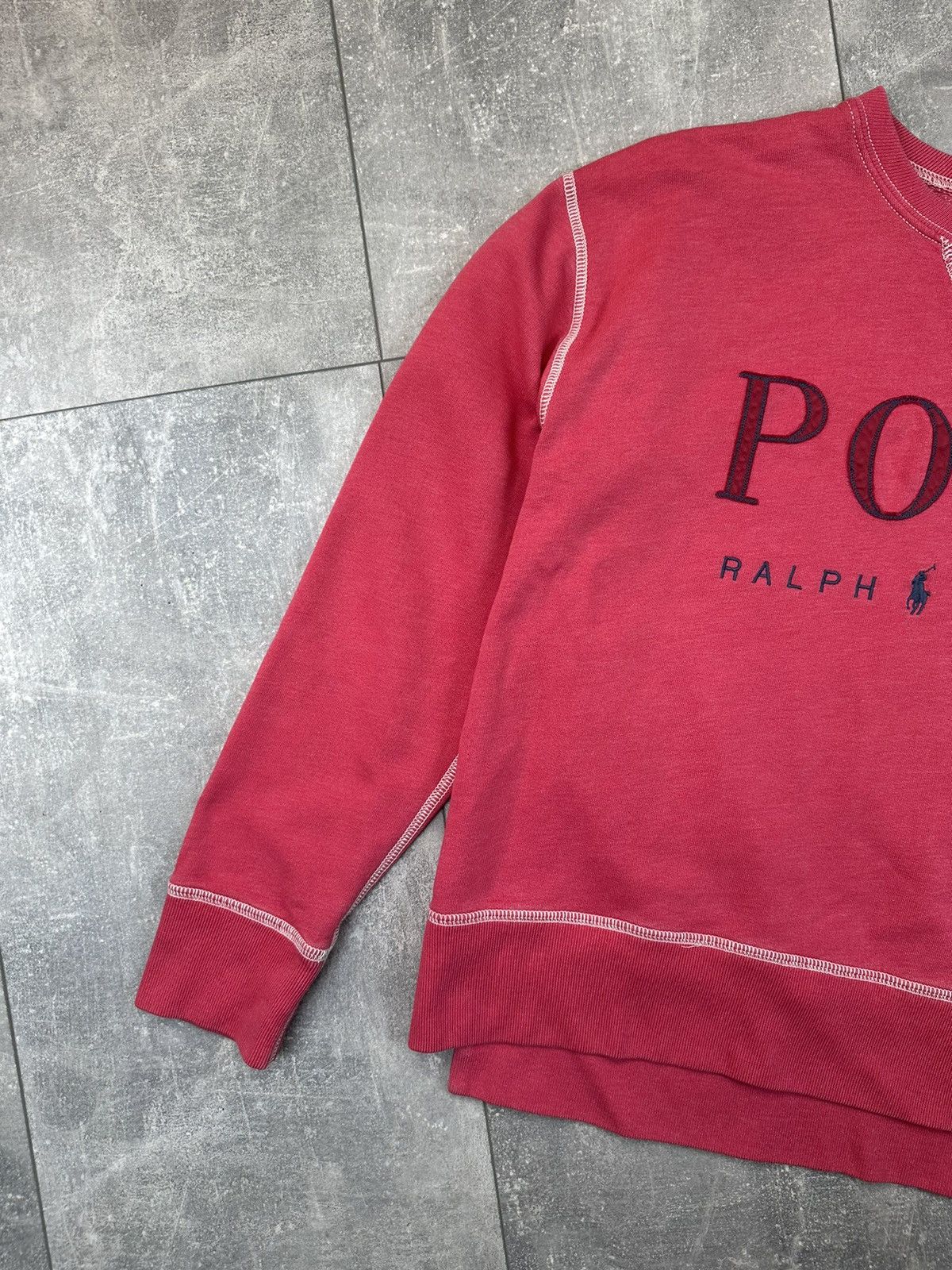 Polo Ralph Lauren Womens Polo Ralph Lauren Vintage Pink Sweatshit Size S / US 4 / IT 40 - 3 Thumbnail