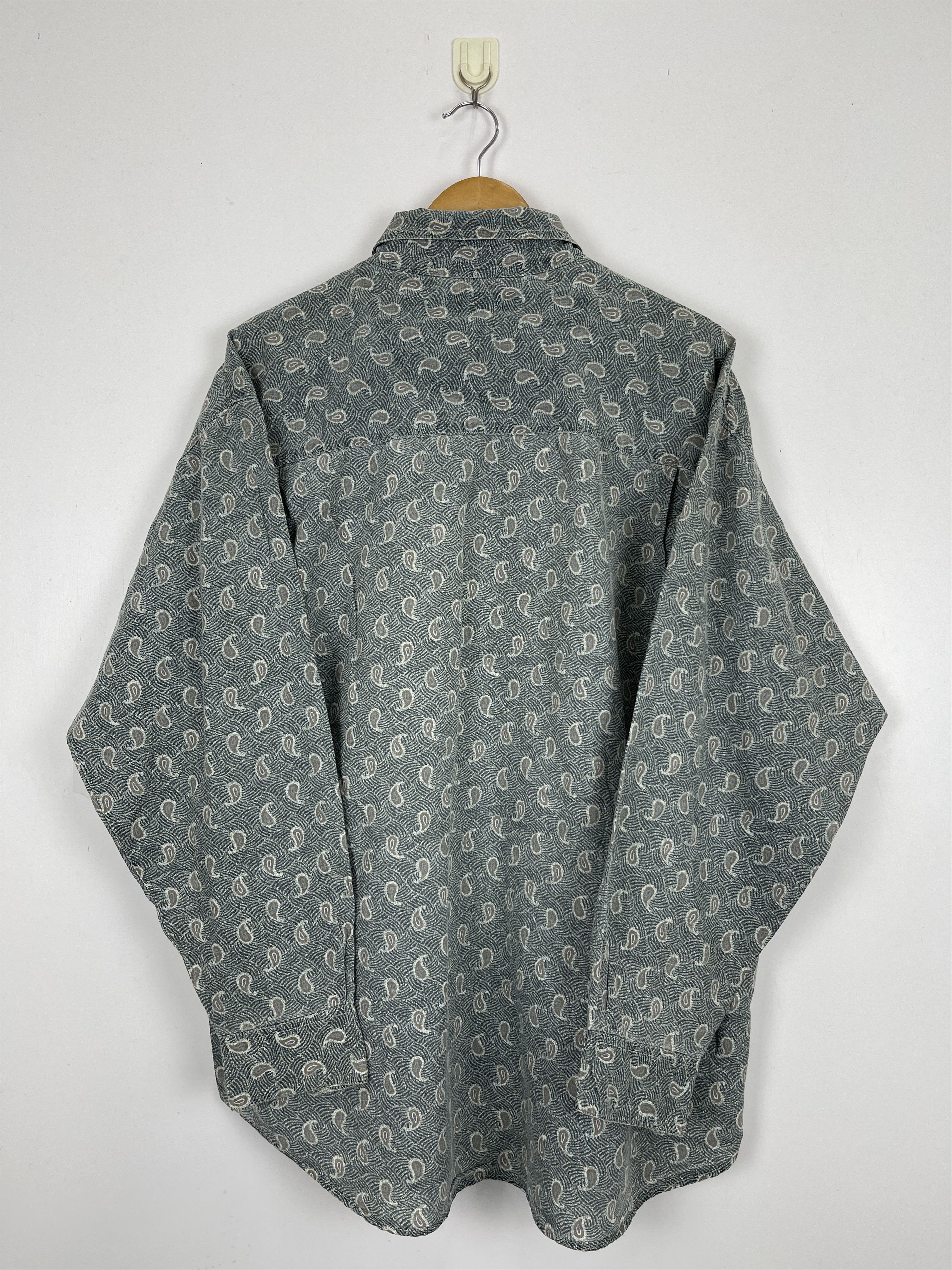 Bugle Boy × Vintage Vintage Bugle Boy Company Paisley Design Shirt TA0414 Size US XL / EU 56 / 4 - 3 Thumbnail