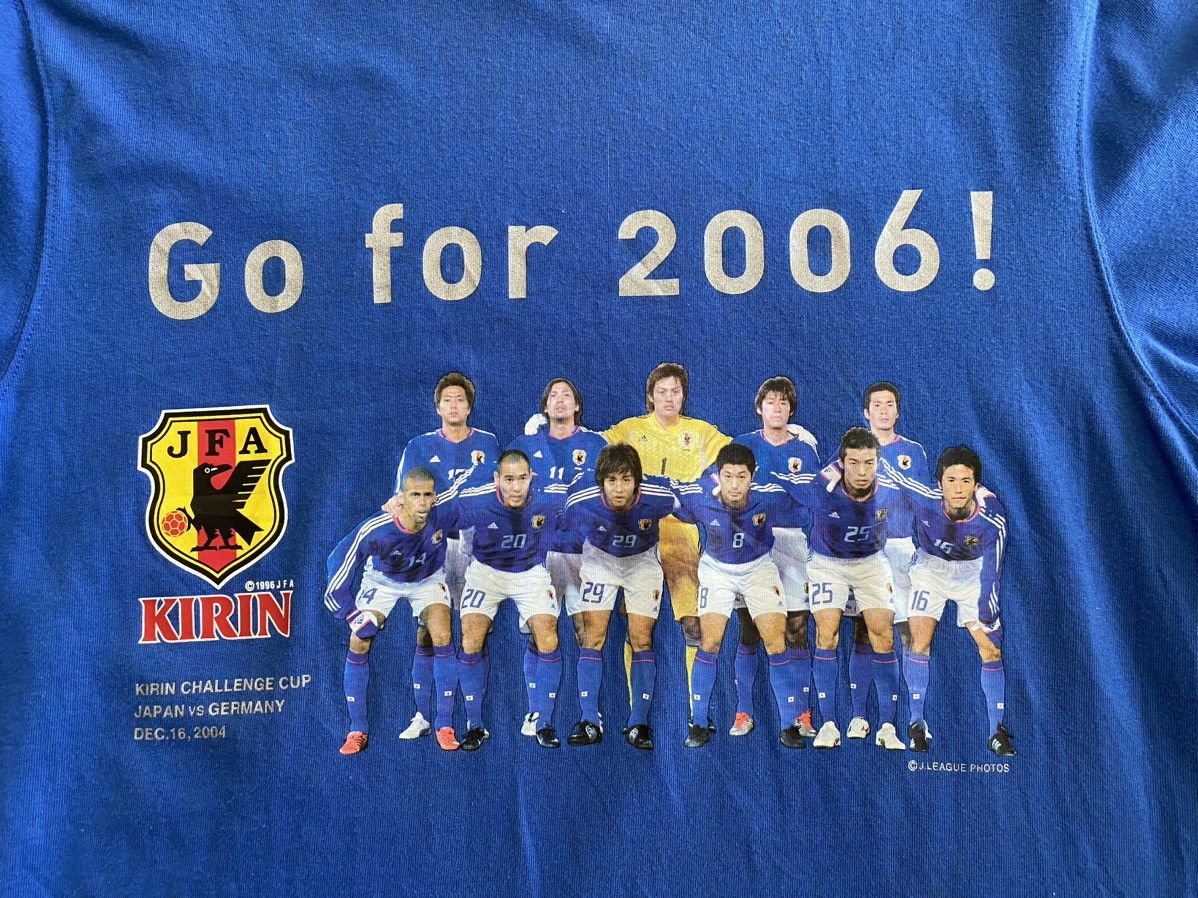 Adidas × Japanese Brand × Vintage Vintage Adidas Japan Kirin JFA 2006 Tee Size US L / EU 52-54 / 3 - 2 Thumbnail