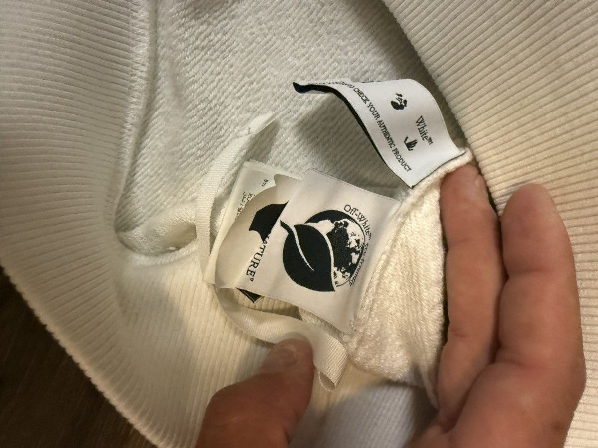 Off-White Off white hoodie in white NY exclusive Size US M / EU 48-50 / 2 - 6 Thumbnail