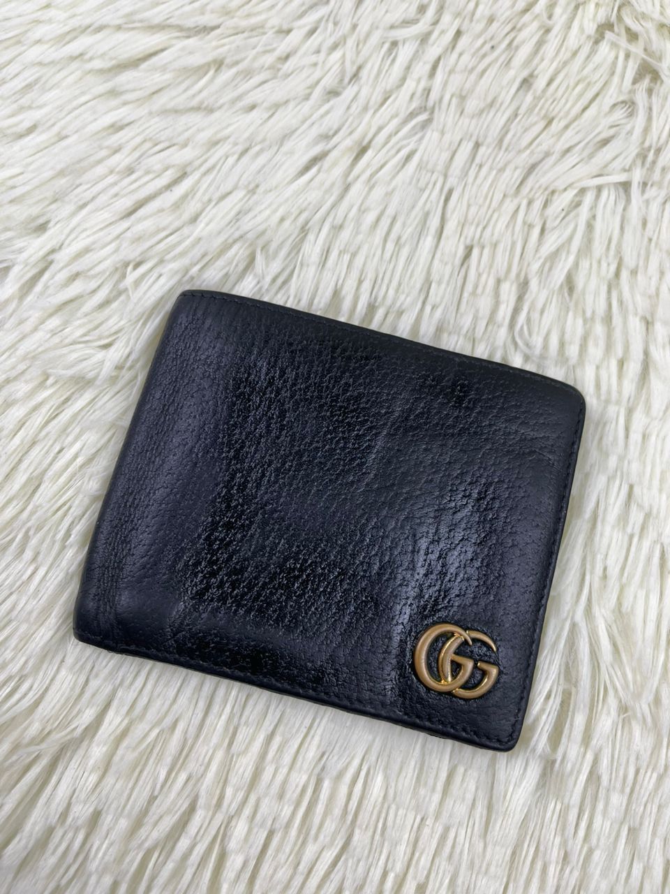 Gucci × Vintage Gucci GG Marmont Bi-Fold Leather Wallet Size ONE SIZE - 3 Thumbnail