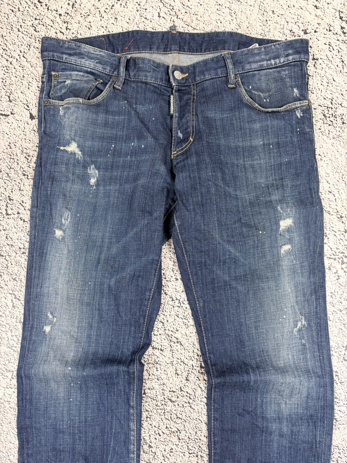 Dsquared2 Dsquared2 Cool Guy Jeans Distressed Paint Splatter Denim 52 Size US 36 / EU 52 - 3 Thumbnail