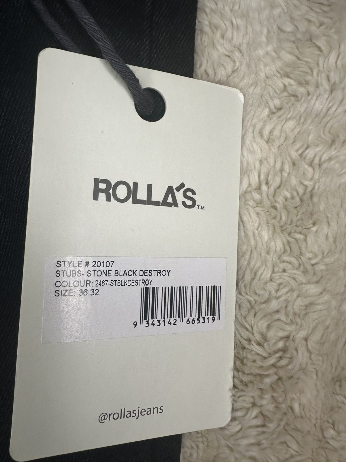 Rolla's Rolla's Stubs Slim Short Leg jeans Size 36x32 Size 36" / US 14 / IT 50 - 10 Thumbnail