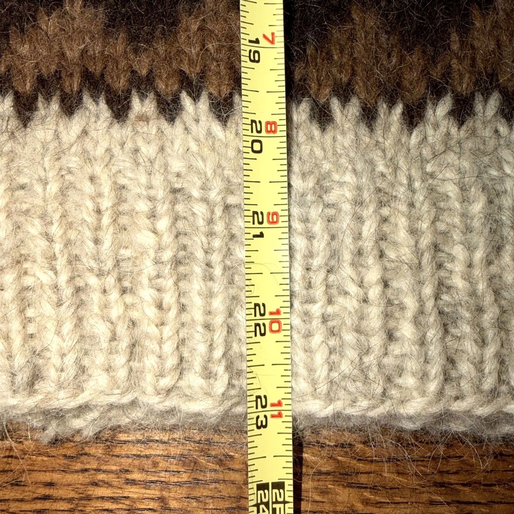 Vintage VINTAGE Husfliden Norway Sweater Mens Small Beige Brown Wool Nordic Knit Pullover Mock Neck 80s Wool Hand Wash Only Mens Regular Brown Size US S / EU 44-46 / 1 - 6 Thumbnail
