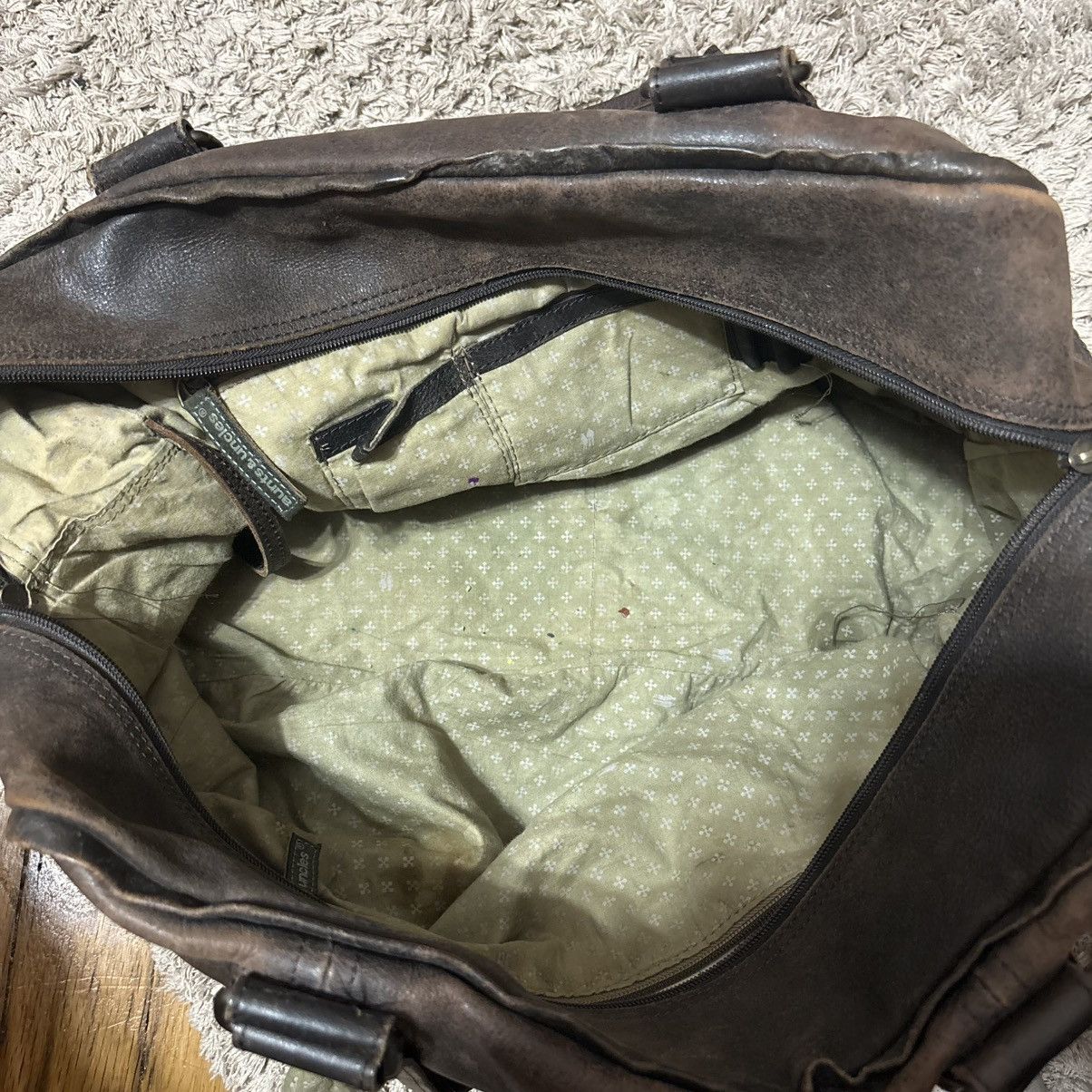 Vintage Vintage Avant-Garde Leather Travel Luggage Bag Grunge ERD Size ONE SIZE - 11 Thumbnail
