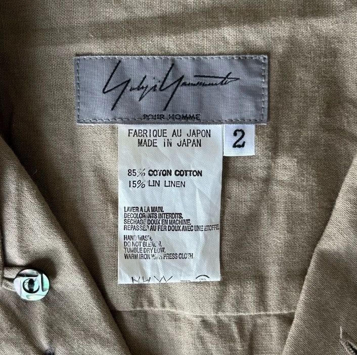 Yohji Yamamoto Yohji Yamamoto 05ss Short Sleeve Shirt 2412-Nextarrow Size US M / EU 48-50 / 2 - 6 Thumbnail