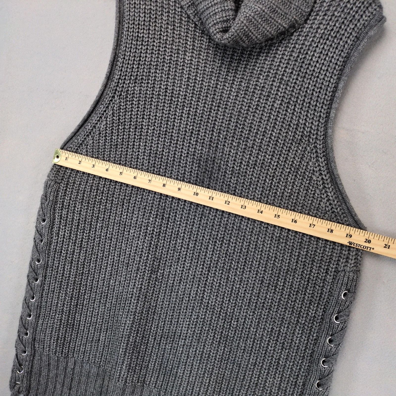Autumn Cashmere Autumn Cashmere Wool Blend Gray Knit Sweater Dress Sz M Size M / US 6-8 / IT 42-44 - 6 Thumbnail