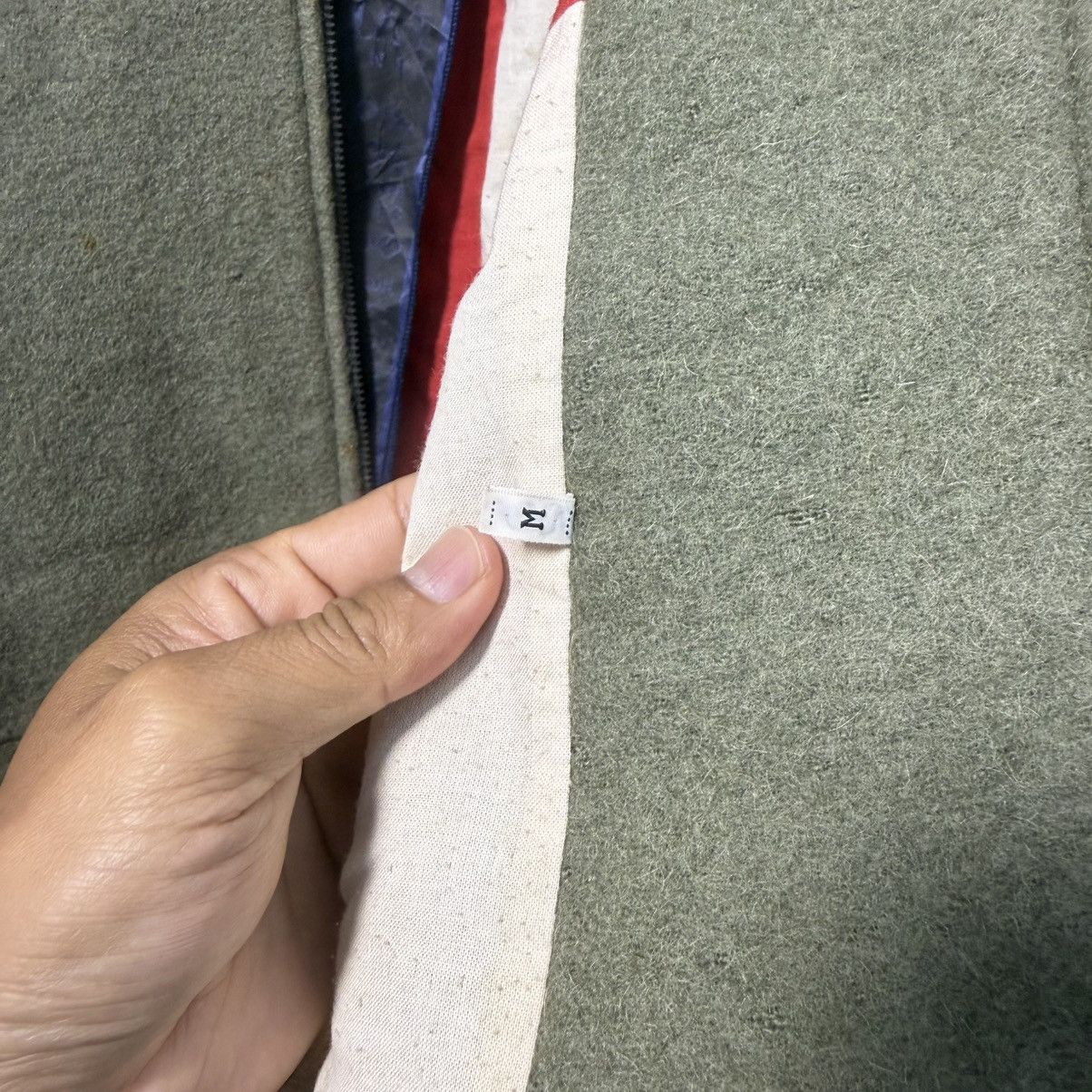 Fake London Genius Vintage 90’s Fake London Wool Cashmere Bomber Jacket Size US M / EU 48-50 / 2 - 9 Thumbnail