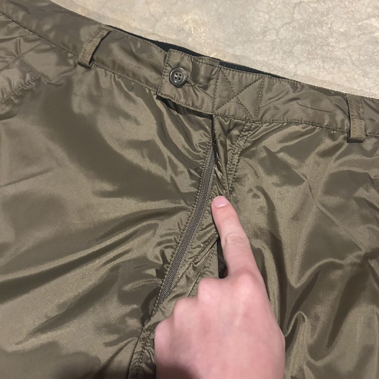 Jean Charles De Castelbajac × Vintage Vintage 1990s Castelbajac Fleece Lined Nylon Baggy Ski Pants Size US 36 / EU 52 - 7 Thumbnail