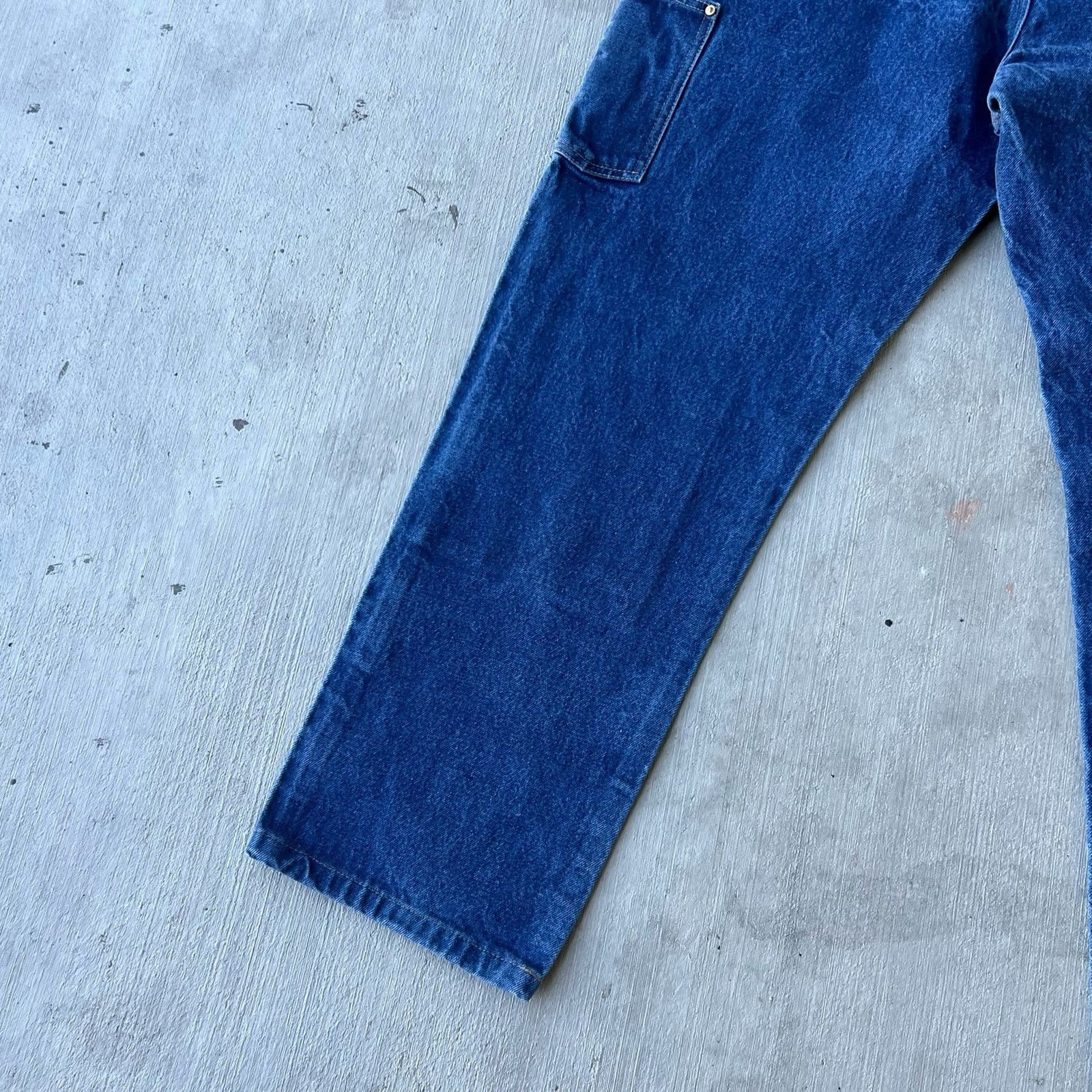 Carhartt × Vintage Carhartt denim blue jeans double knee work carpenter pants Size US 33 - 7 Thumbnail