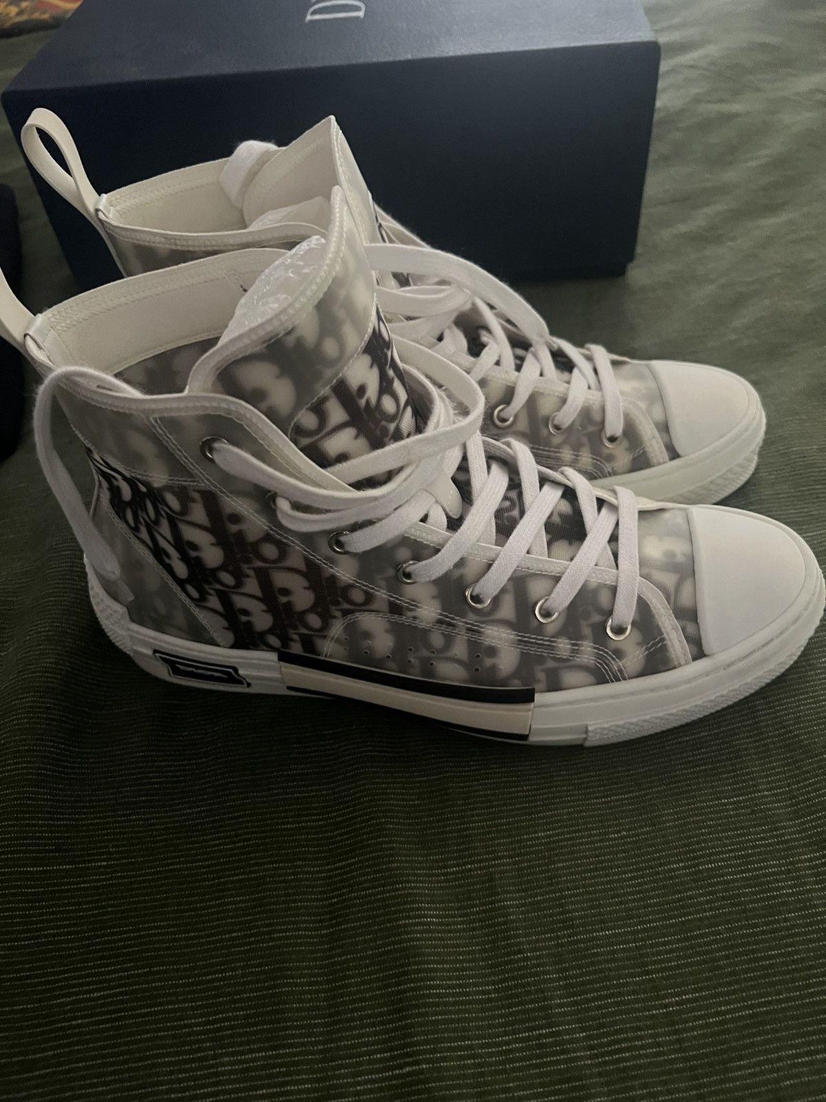 Dior Christian Dior B23 High Top Oblique Sneakers Size US 9 / EU 42 - 6 Thumbnail