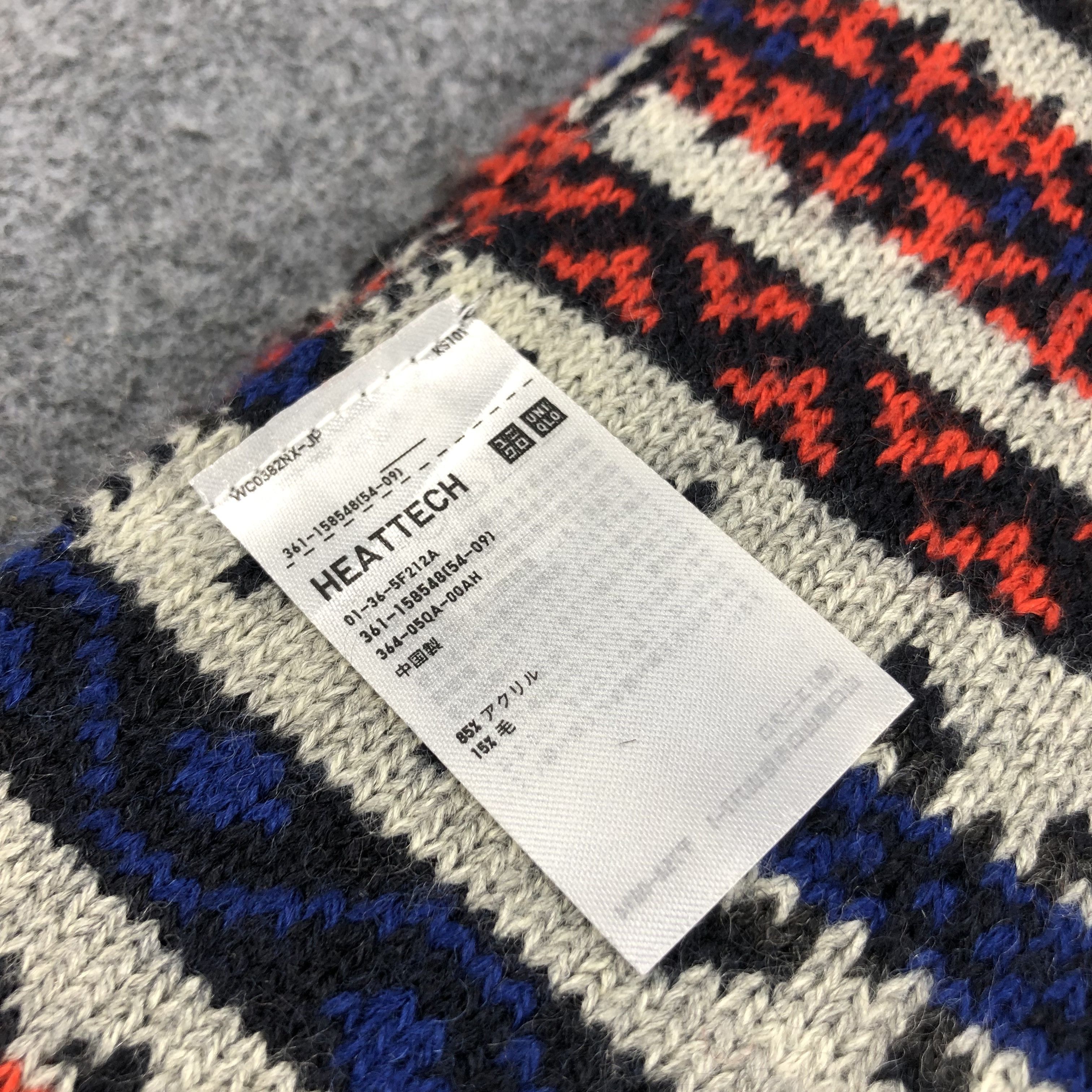 Uniqlo Uniqlo Fair Isle Wool Scarf Muffler V652 Size ONE SIZE - 4 Thumbnail