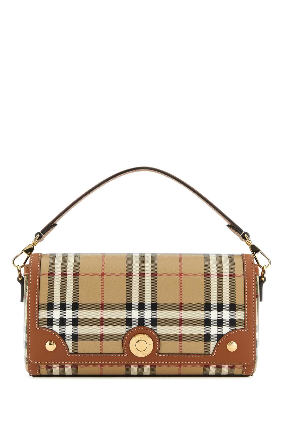 Burberry Printed Canvas And Leather Note Handbag Size ONE SIZE - 1 Thumbnail