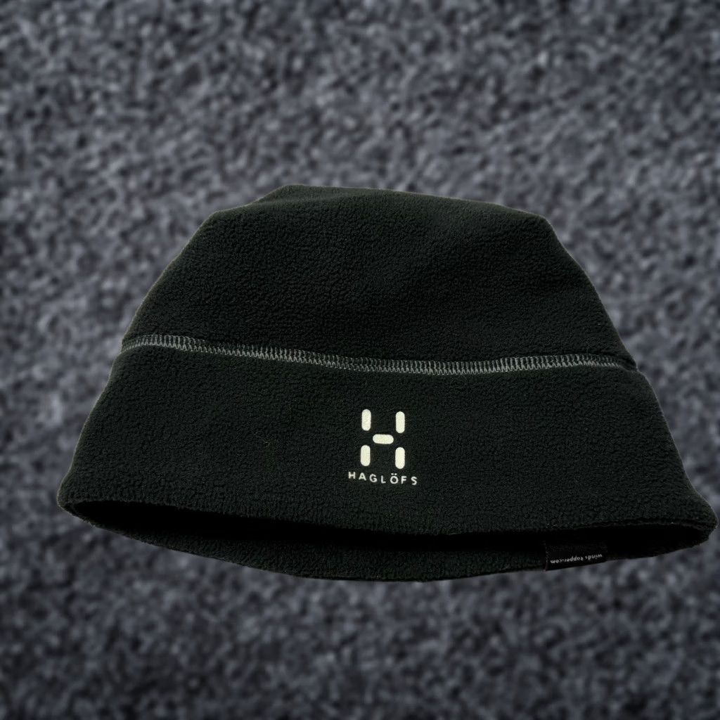 Vintage Haglofs Beanie Black Fleece Hat S/M Men Size S/ M Size US S / EU 44-46 / 1 - 1 Thumbnail