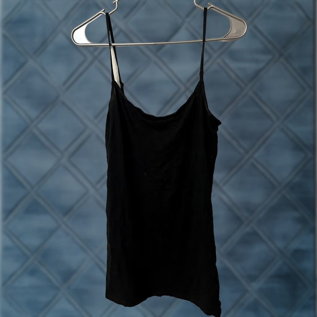 H&M H&M Divided Cami Tank Size Medium Black Blouse Muscle Shirt Women Solid Tank cami MS Womens M Black Solid Size M / US 6-8 / IT 42-44 - 1 Thumbnail
