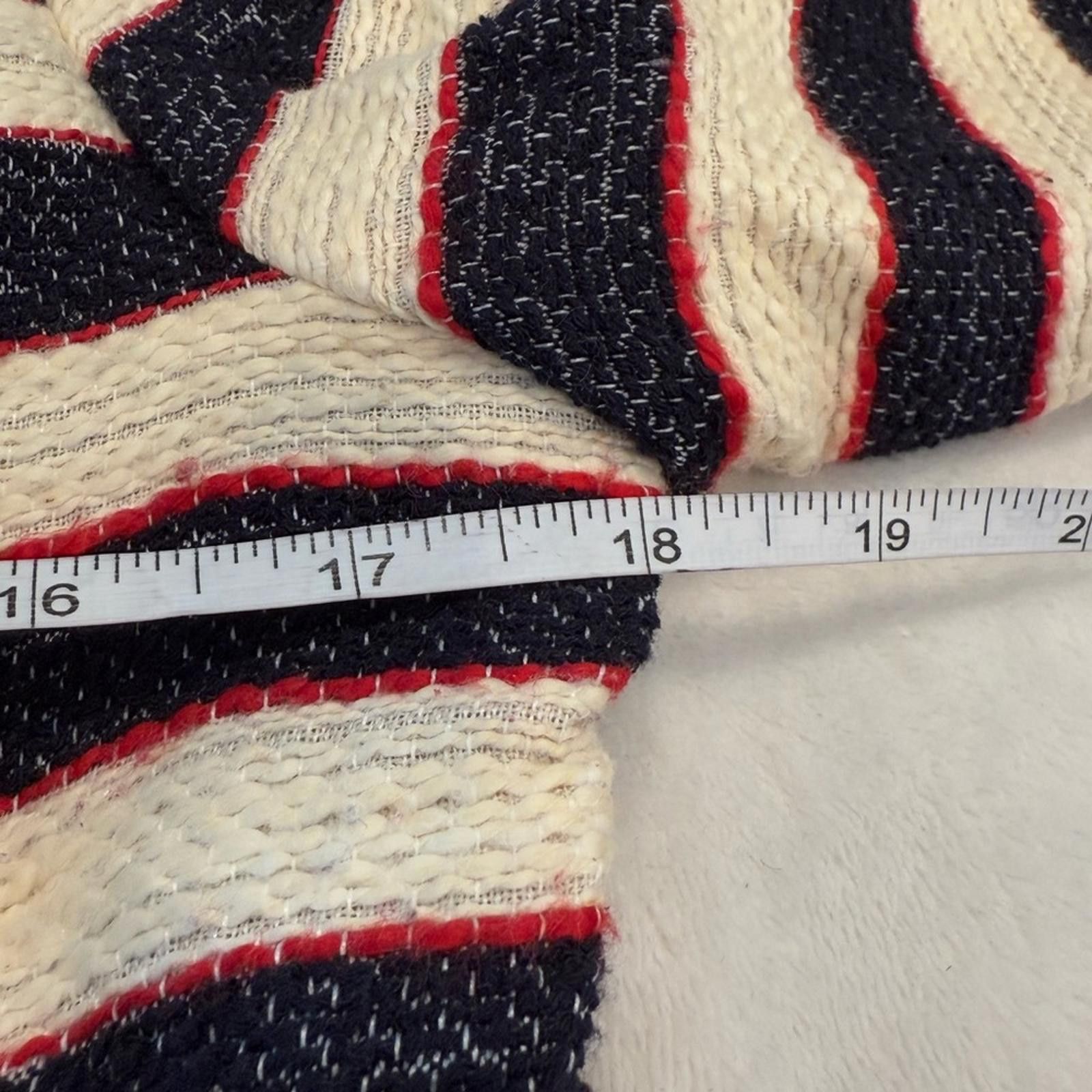 Other Cabi Blazer Red Navy Cream stripe button up SZ 6 Size M / US 6-8 / IT 42-44 - 8 Thumbnail