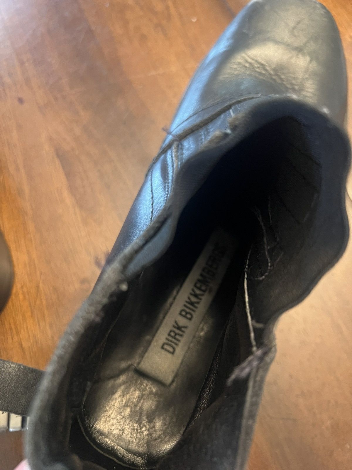 Vintage 1998 Dirk Bikkembergs Leather Metal Ring Ankle Boots Vintage Size US 8 / EU 41 - 5 Thumbnail