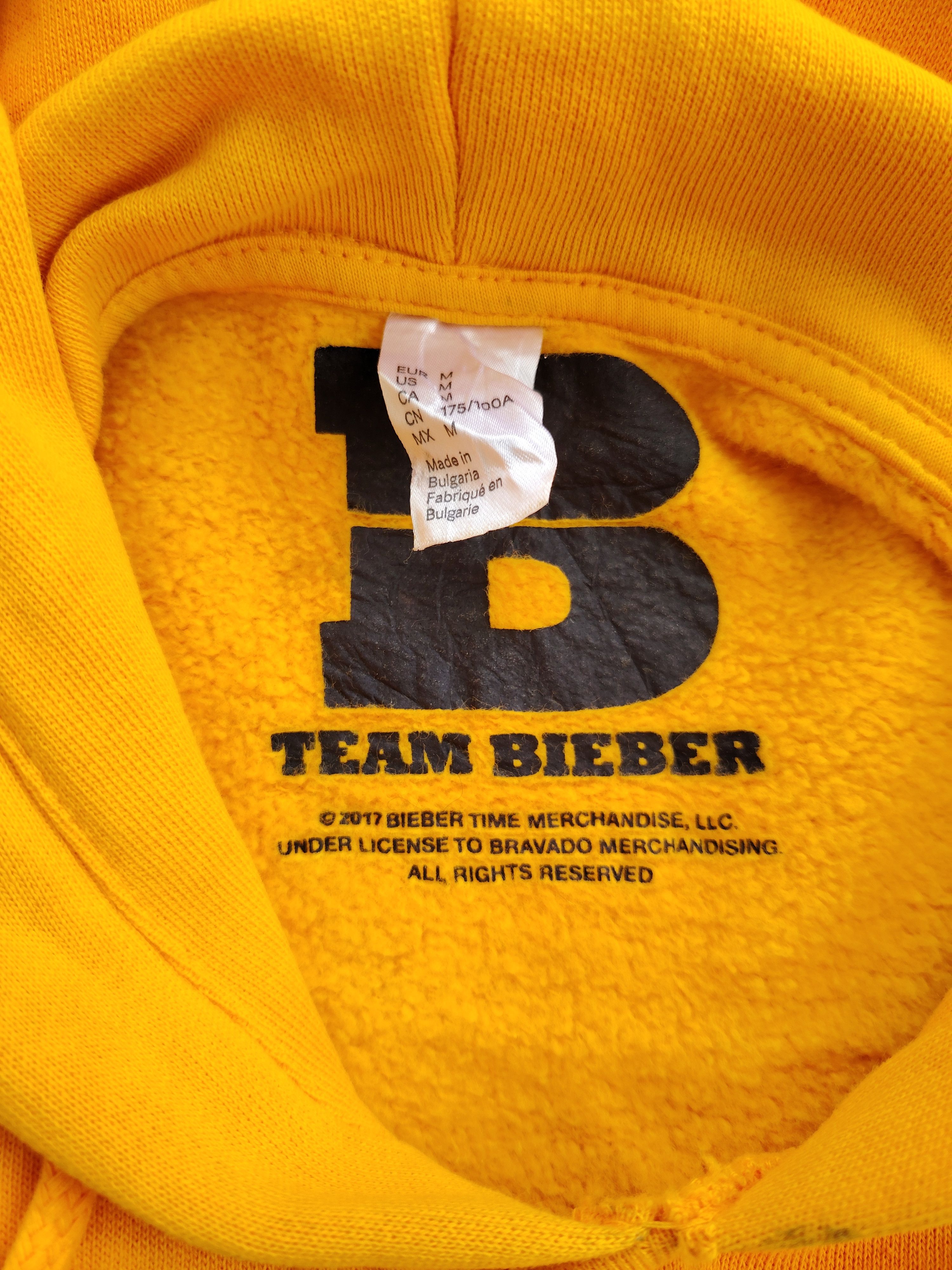 Justin Bieber 2017 Justin Bieber Merch Stadium Graphic Print Hoodie Size US M / EU 48-50 / 2 - 6 Thumbnail