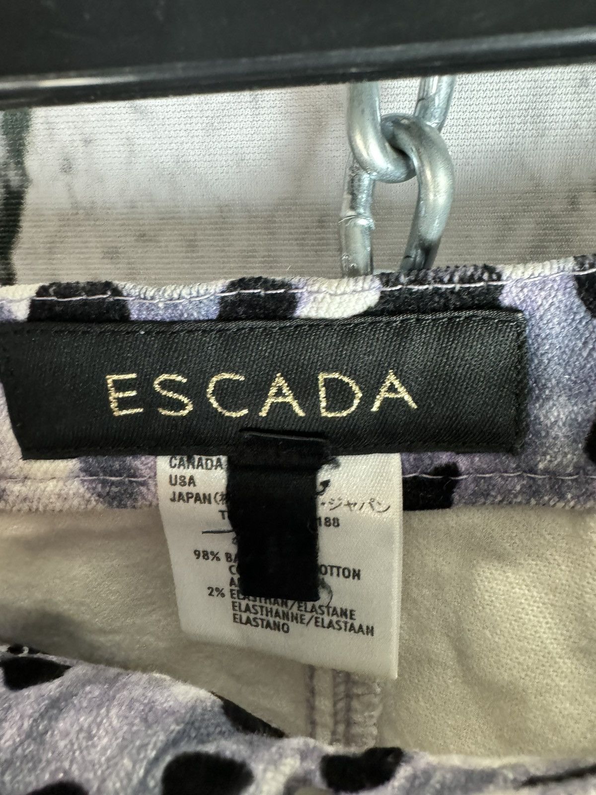 Escada Escada panther print leopard Logo Jeans Pant Size 34 Size US 34 / EU 50 - 3 Thumbnail