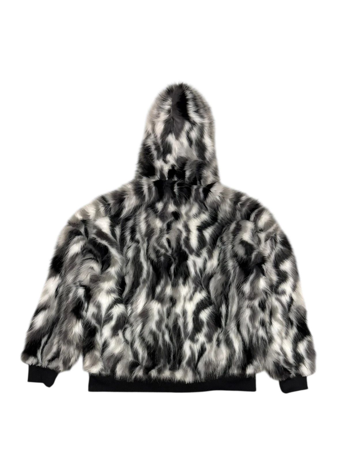 semanticdesign Japanese brand black oversized panda fur coat Size US M / EU 48-50 / 2 - 3 Thumbnail