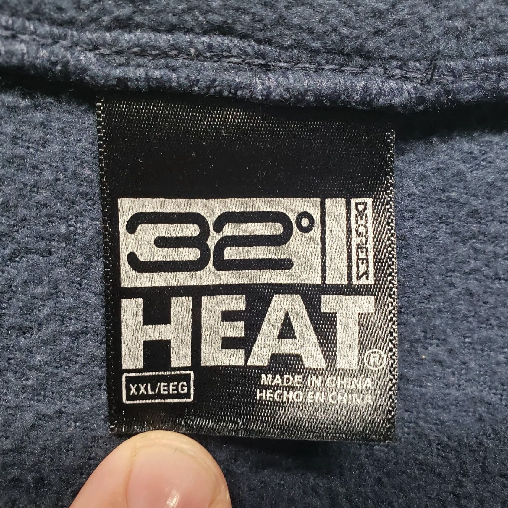 Vintage 32 Degrees Sweater Pullover Shirt Adult 2XL Navy Blue Cross Training Army Logo 32 Degrees Heat Tech 1/4 Zip Long Sleeve Size 2XL Mens Size US XXL / EU 58 / 5 - 2 Thumbnail