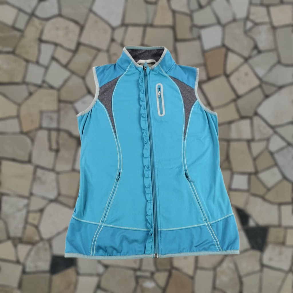 Athleta Athleta Vest Womens Small Blue Zip Up Sleeveless Activewear Performance Running Size S / US 4 / IT 40 - 1 Thumbnail