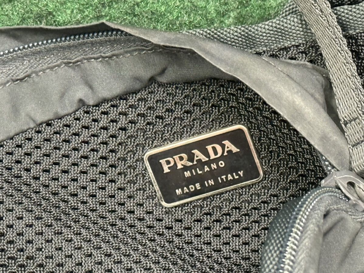 Prada Prada Linea Rossa Nylon Mesh Waist Bag Size ONE SIZE - 7 Thumbnail