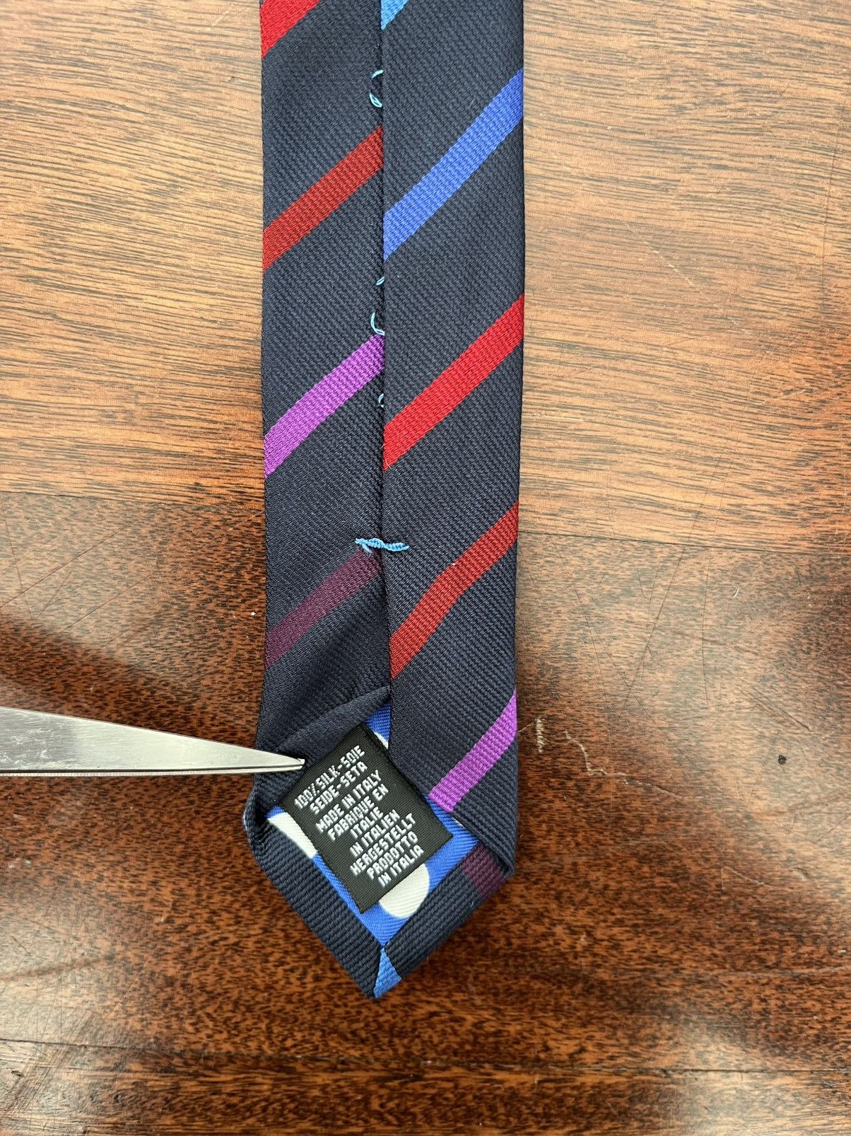 Paul Smith Paul Smith Multicolor Striped Silk Tie Size ONE SIZE - 3 Thumbnail