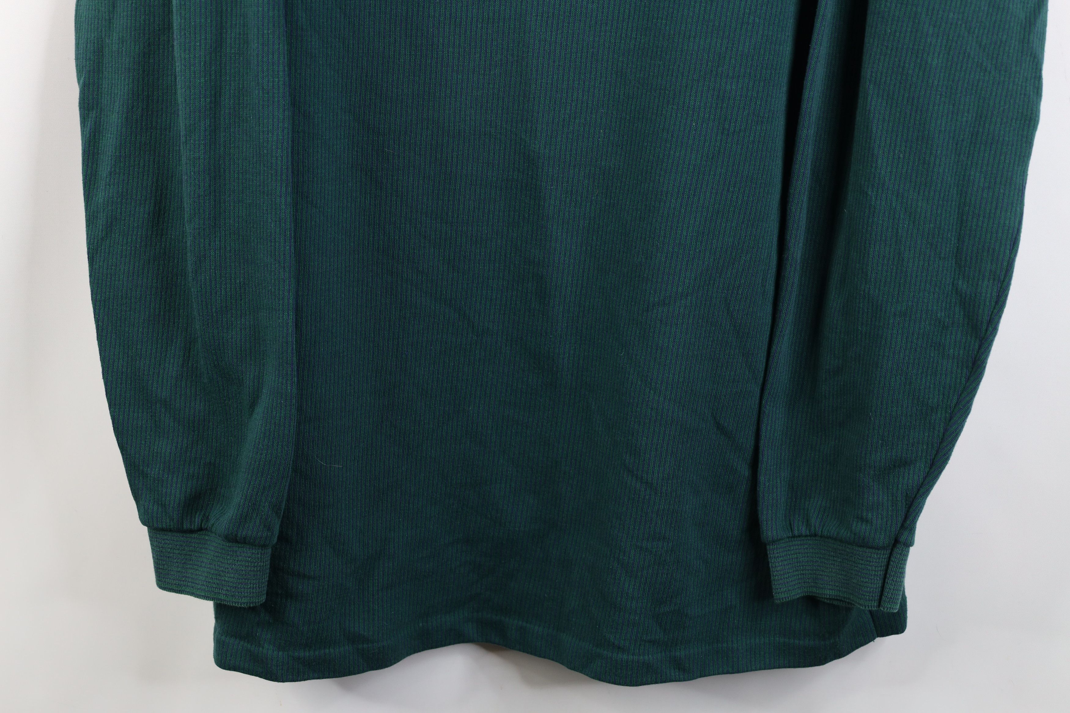 Vintage Vintage 90s Streetwear Ribbed Knit Mock Neck T-Shirt USA Size US XXL / EU 58 / 5 - 3 Thumbnail