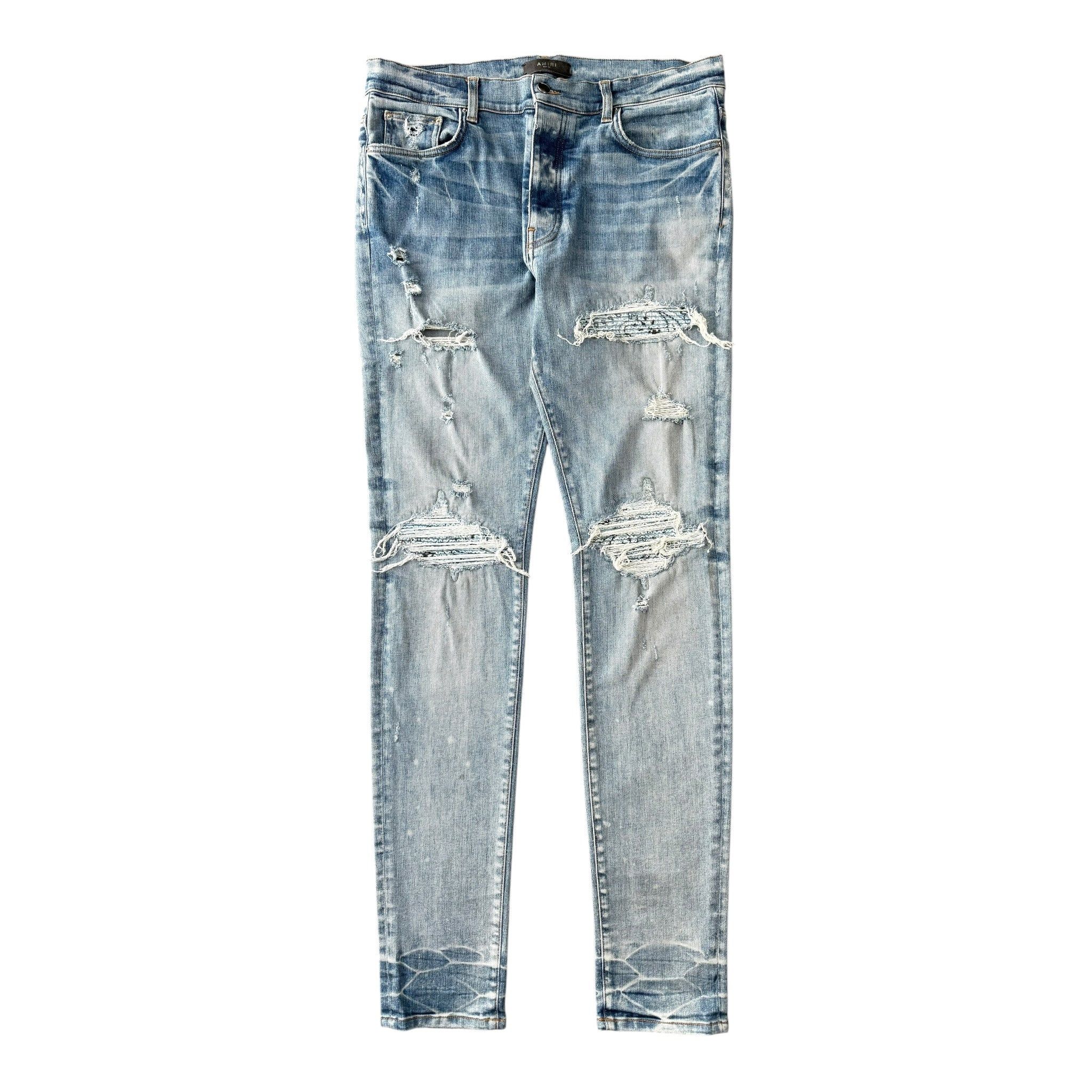 Amiri MX1 Baby Blue Bandana Jeans Clay Indigo (Amiri Exclusi
