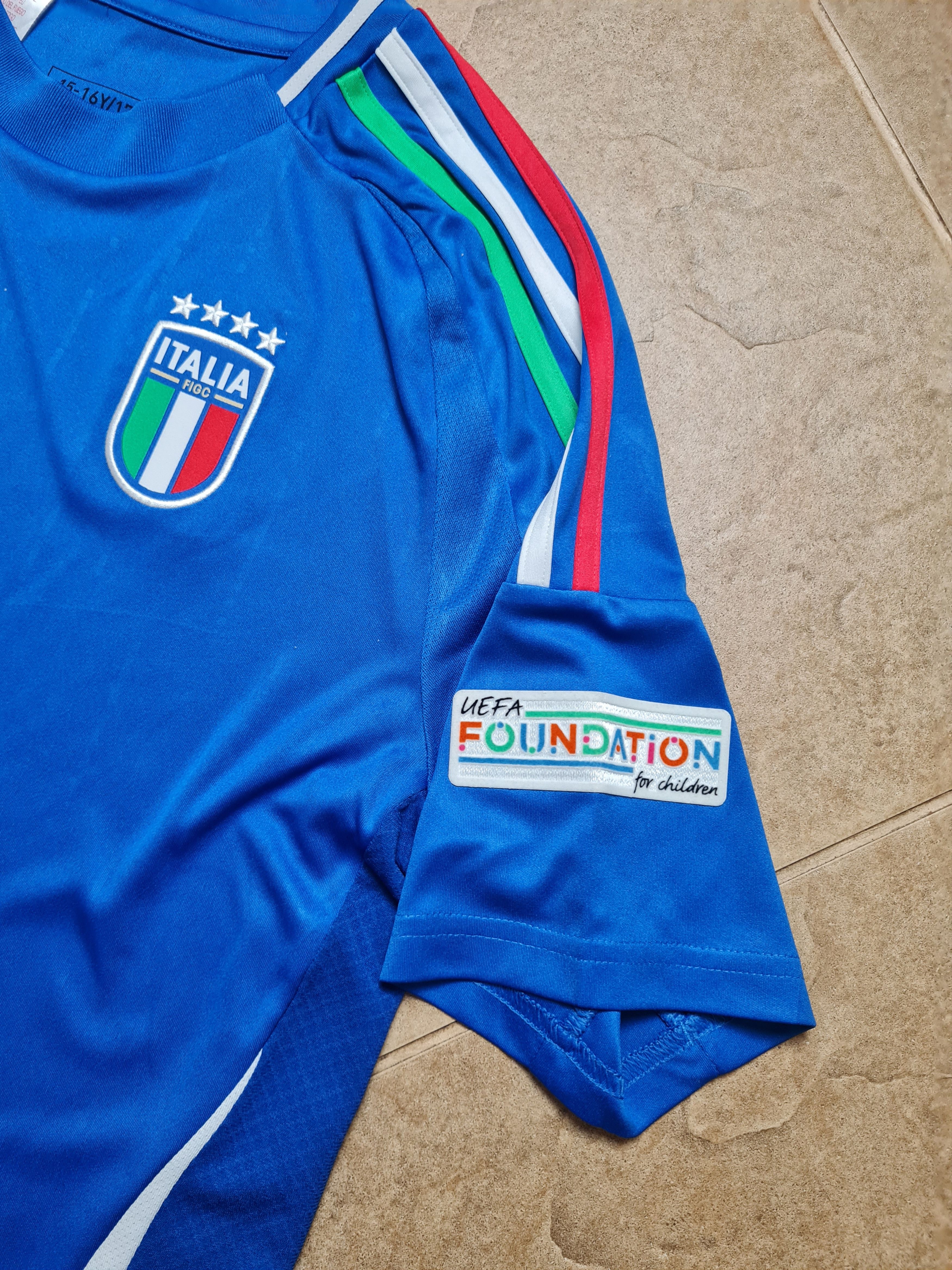 Adidas Italy Jersey Home Football Soccer Shirt 2024 Adidas Maglia Size US S / EU 44-46 / 1 - 11 Thumbnail
