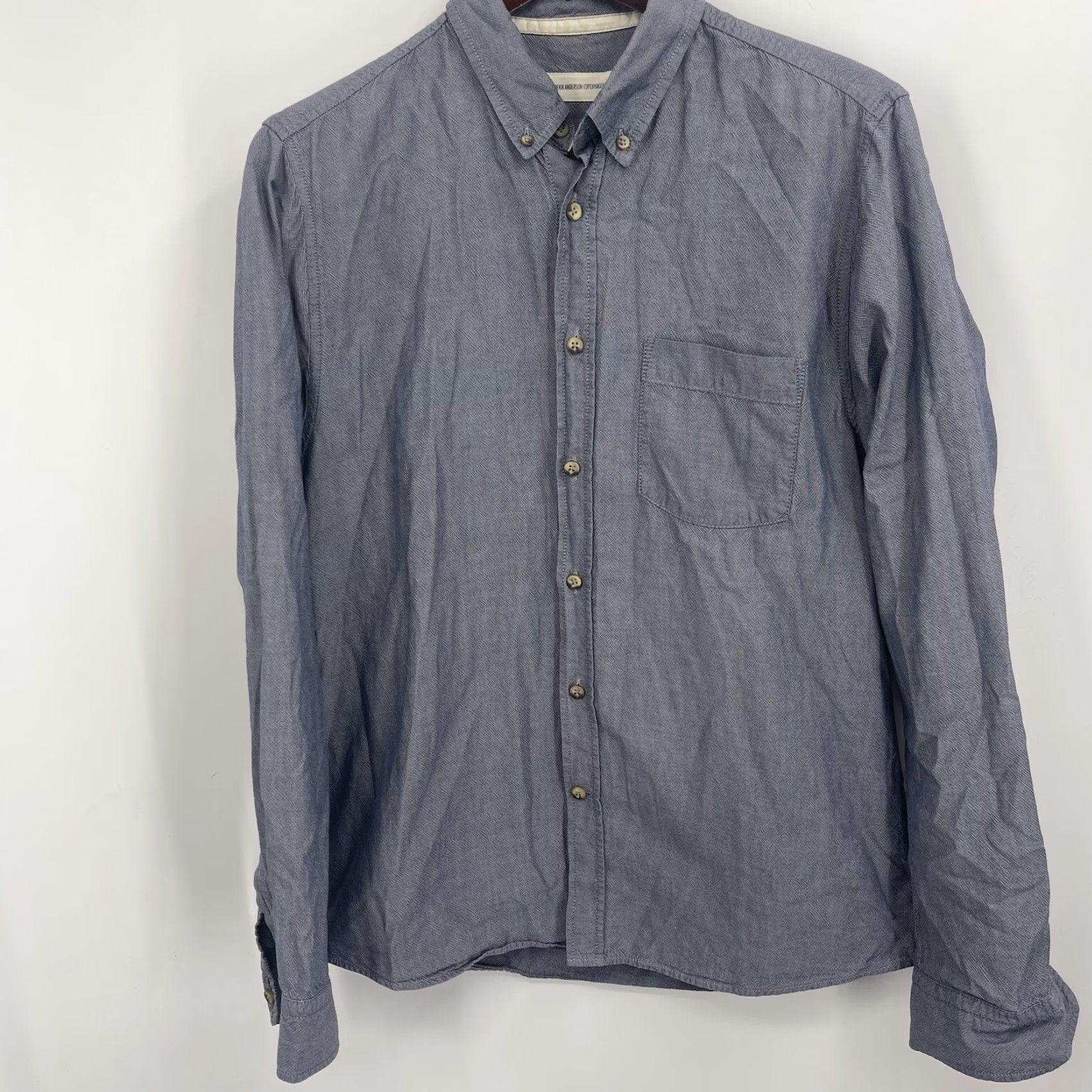 JW Anderson Frederik Anderson Copenhagen Button Down Shirt Mens Large Preppy Minimalist Size US L / EU 52-54 / 3 - 5 Thumbnail