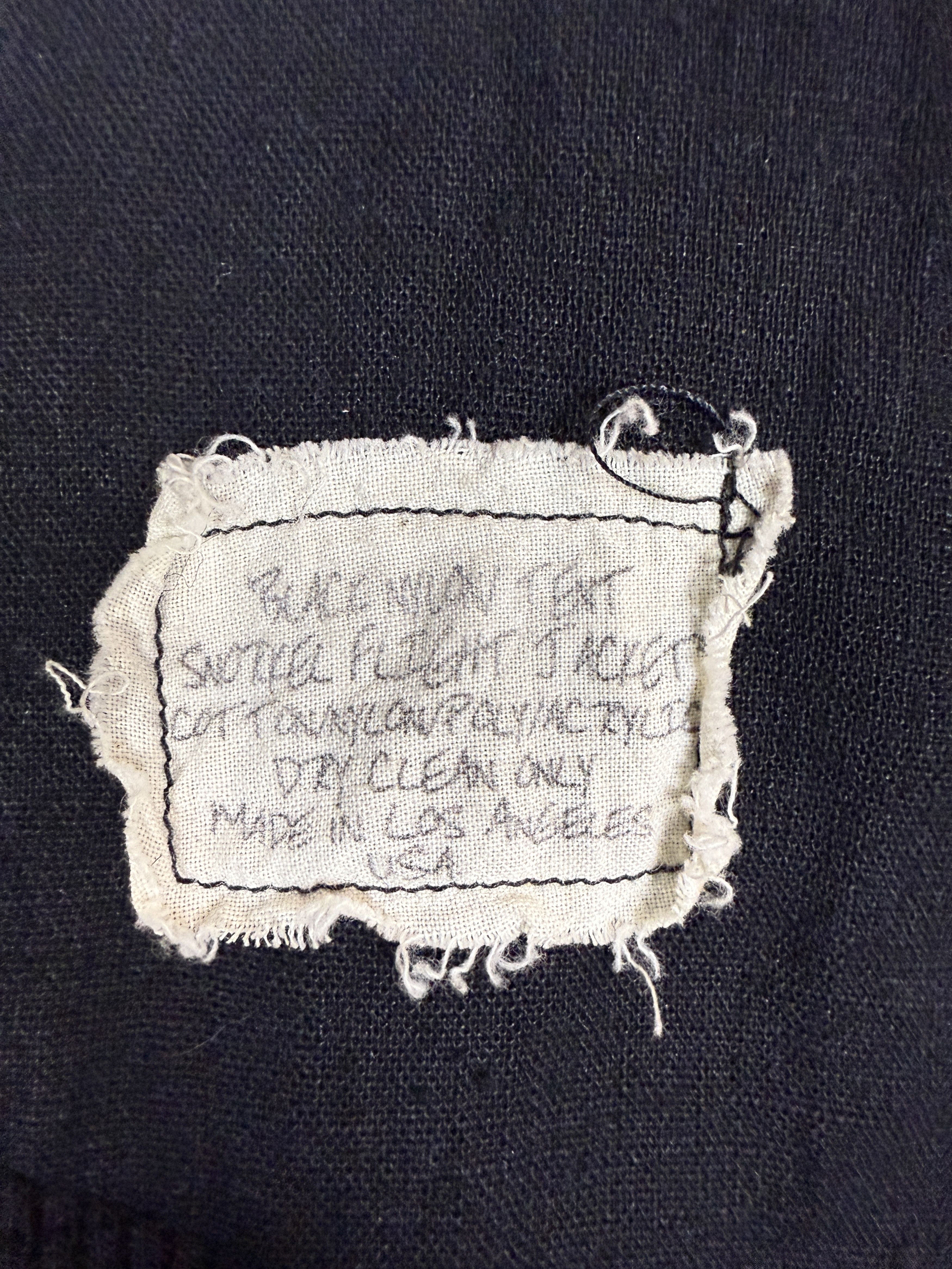 Greg Lauren Greg Lauren Black Nylon Tent Snorkel Hooded Flight Jacket Size US XL / EU 56 / 4 - 7 Thumbnail