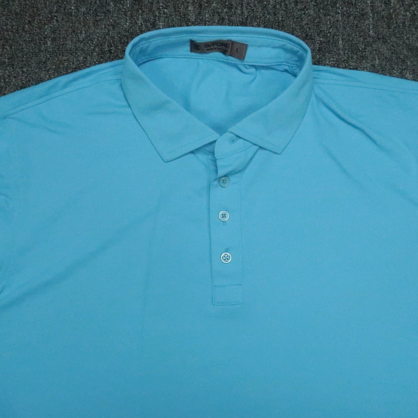 G/FORE G/Fore Shirt Mens Large Blue Performance Polo Short Sleeve Lightweight Golf Shirt Size US L / EU 52-54 / 3 - 2 Thumbnail