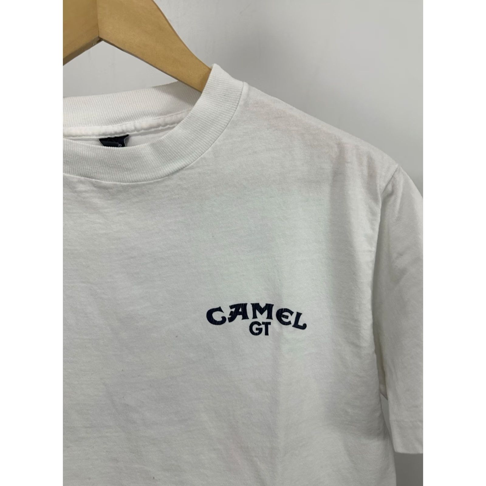 Anvil VTG 80s Camel GT Continental Watkins Glen F1 Formula NASCAR Racing T-Shirt L Mens White Camels - Joe Pit Crew IMSA Size US L / EU 52-54 / 3 - 5 Thumbnail