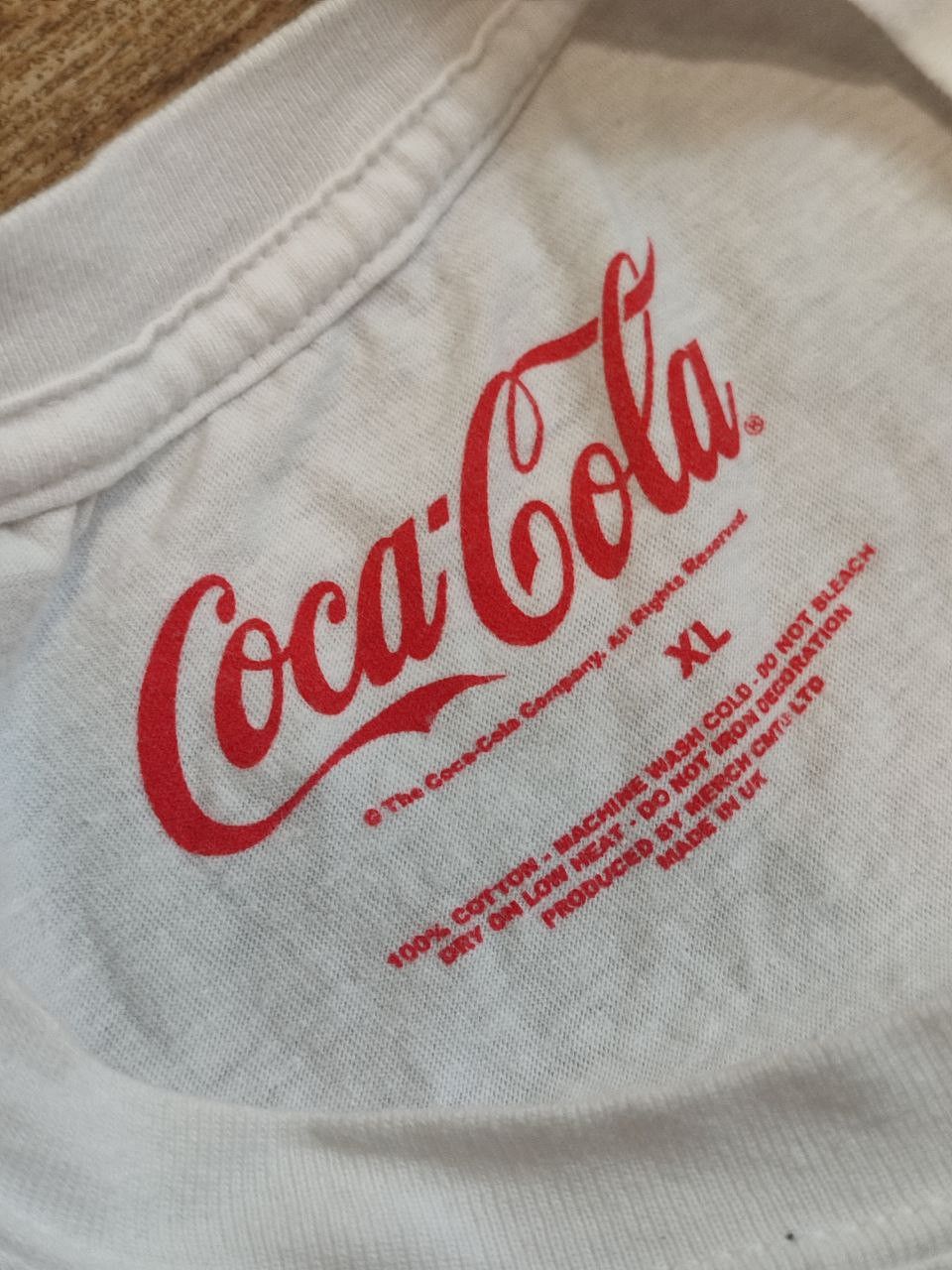 Coca Cola Vintage 90s “ Coke ? “ Coca Cola Art Tee Size US XL / EU 56 / 4 - 5 Thumbnail