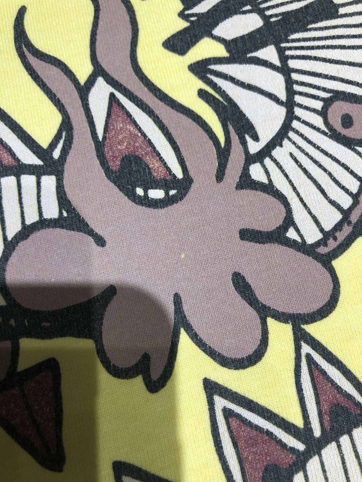 Stussy Stussy Dragon Yellow Pigment Dyed T-Shirt Size US XL / EU 56 / 4 - 10 Thumbnail
